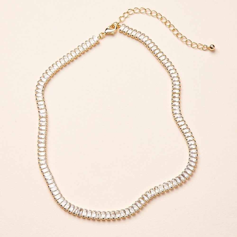 Dareth Colburn Carlina CZ Bridal Necklace NWT